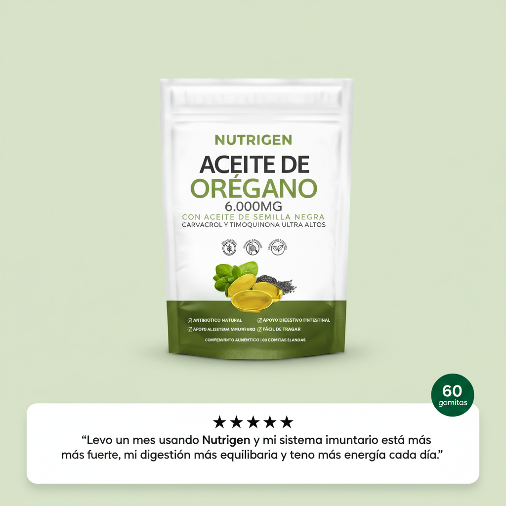 Gomitas blandas de aceite de orégano