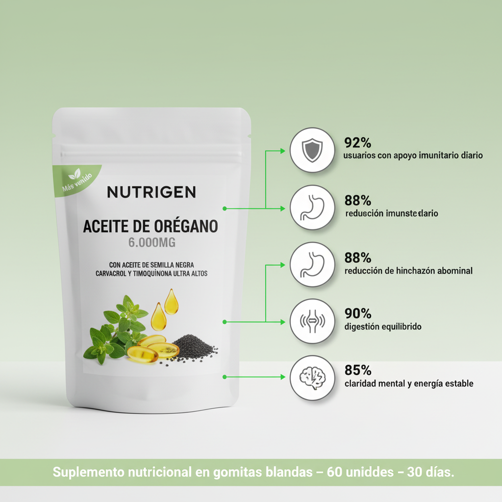 Gomitas blandas de aceite de orégano